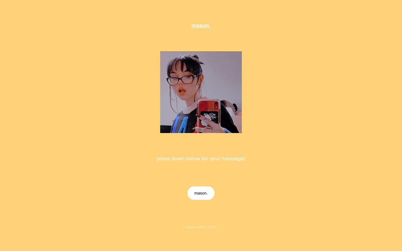 Carrd profile picture for @masonn